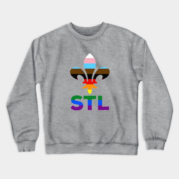 St Louis Pride Crewneck Sweatshirt by MoxieSTL